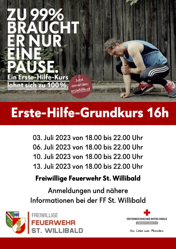Plakat EH Kurs FF St Willibald