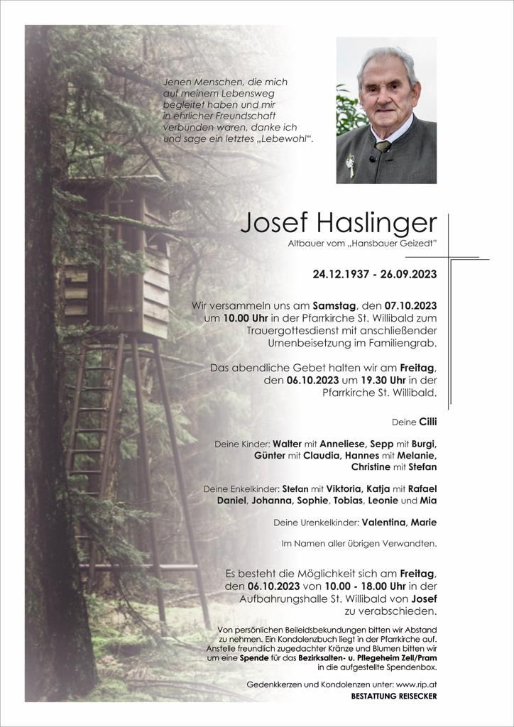 Parte Josef Haslinger